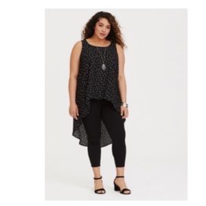 Torrid Star Print Hi-Lo Tank Top